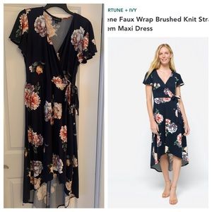 Floral High-Low Dress
